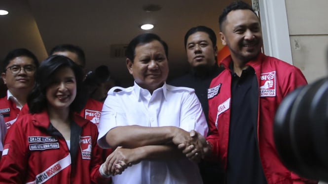 Pertemuan bacapres sekaligus Ketum Gerindra Prabowo Subianto dengan elite PSI